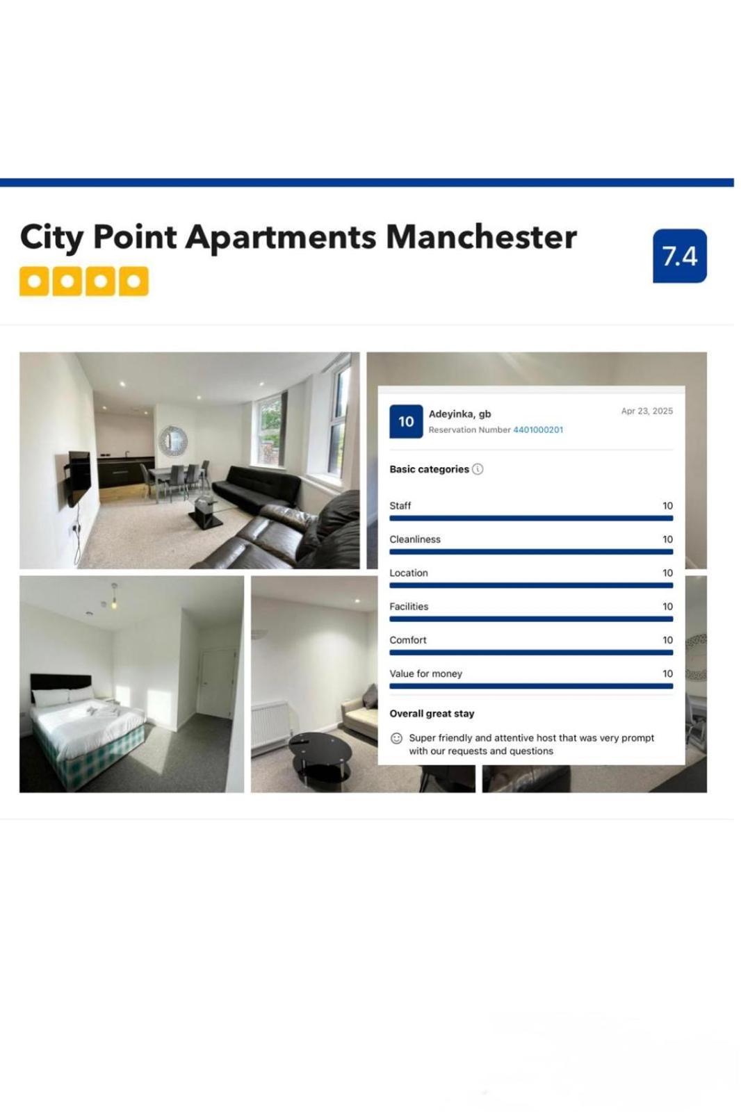 City Point Apartments Manchester Bagian luar foto